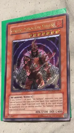 Great Shogun Shien STON-EN013 Ultimate Rare Unlimited Moderately Played Yugioh - Image 3
