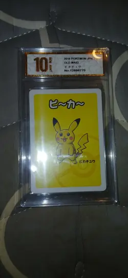 Pokemon Pyxis Graded 10 2019 Old Maid Pikachu Japanese Trading Card - Image 1