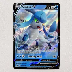 Glaceon V SWSH196 SWSH: Sword & Shield Promo Cards Holo - Image 1