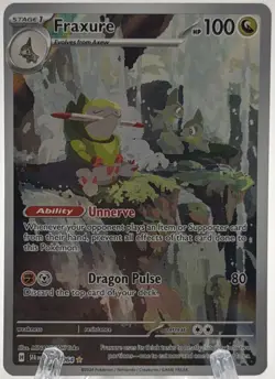 Fraxure 077/064 SV: Shrouded Fable Illustration Rare Pokemon Card - Image 1