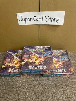 Pokemon Card Booster Box Ruler of the Black Flame sv3 Scarlet & Violet Japanese 4521329331386 - Image 5