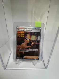 Giovanni's Charisma 204/165 Sv: Scarlet & Violet 151 SIR Pokemon Card - Image 1