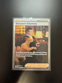 Giovanni's Charisma 204/165 Sv: Scarlet & Violet 151 SIR Pokemon Card - Image 3