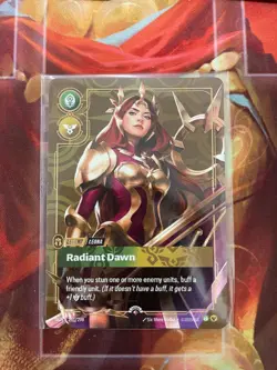 Riftbound LEONA - Radiant Dawn METAL Card Vegas Prize Wall Exclusive English - Image 1