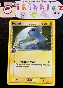 Dratini Delta Species 66/113 NM Non Holo Lightning Electric Pokemon Card! - Image 1