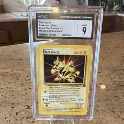 CGC 9 Electabuzz Black Star Promo 2 1999 Holo English Pokemon Card - Image 1