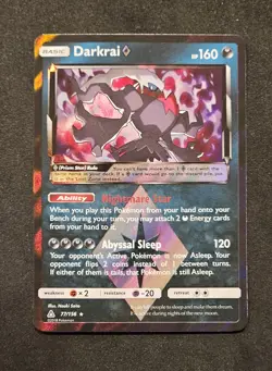 Pokemon Darkrai Prism Star Ultra Prism Card 77/156 Holo - Image 1