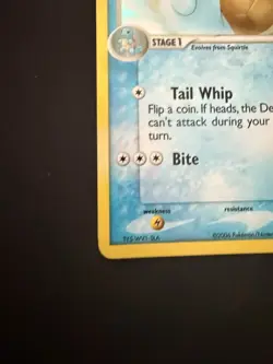 Wartortle (43/100) EX Crystal Guardians Stamped Reverse Holo Pokemon Card - NM - Image 4