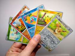 Pokemon Reverse Holos -Bulbasaur Charmander Squirtle Pikachu Eevee- Exact Cards! - Image 1