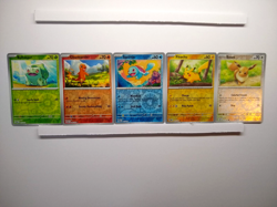 Pokemon Reverse Holos -Bulbasaur Charmander Squirtle Pikachu Eevee- Exact Cards! - Image 2