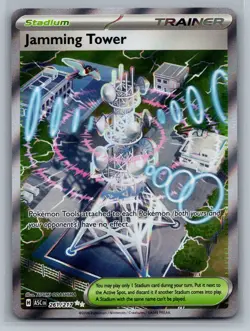 Jamming Tower ME: Ascended Heroes #261/217 Ultra Rare,Holo Pokemon Card - Image 1
