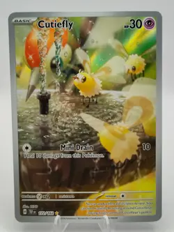 Cutiefly Illustration Rare 172/162 Temporal Forces Pokemon Card - Image 1