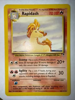 Pokemon TCG Rapidash 60/110 Legendary Collection Regular Card LP - Image 1