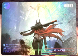 Weiss Schwarz Nikke Goddess Of Victory Red Ash NIK/S117-083EX RRR+ Trading Cards - Image 1