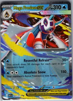 Mega Froslass ex 047/217 ME: Ascended Heroes - Pokemon Card - NM - Image 1