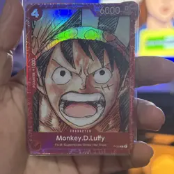 ⭐PROMO⭐ Monkey D Luffy Premium Card Collection ONE PIECE FILM RED P-022 Holo - Image 1