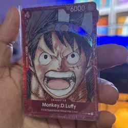 ⭐PROMO⭐ Monkey D Luffy Premium Card Collection ONE PIECE FILM RED P-022 Holo - Image 2
