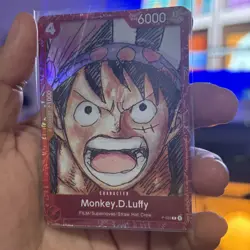 ⭐PROMO⭐ Monkey D Luffy Premium Card Collection ONE PIECE FILM RED P-022 Holo - Image 3