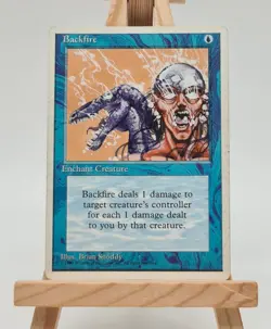 Backfire (Fourth Edition (4ED) MagicKarte MTG englisch (Gegenfeuer) - Image 1