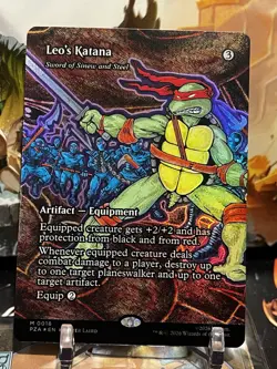 MTG | Sword of Sinew and Steel (Leo's Katana) [TMT] ✨FOIL✨ - Image 1