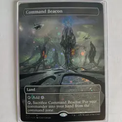 Command Beacon - Galaxy Foil Borderless - NM - Secret Lair SLD - MTG - Image 1