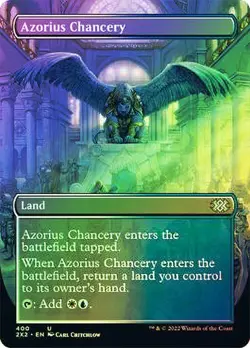 Azorius Chancery FOIL BORDERLESS - 400 - Uncommon - 2X2 Double Masters 2022 MTG - Image 1