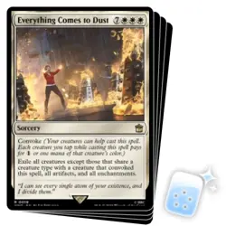 EVERYTHING COMES TO DUST X4 Universes Beyond: Doctor Who Magic MTG MINT CARD - Image 1
