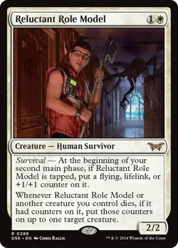 Reluctant Role Model (0289) [Duskmourn: House of Horror] - Image 1