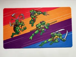 TMNT MTG Playmat Stitched Edges Gaming Mat Free Bag - Image 5