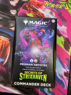 MTG MAGIC THE GATHERING SECRETS OF STRIXHAVEN PRISMARI ARTISTRY COMMANDER DECK!! - Image 1