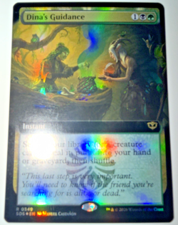 Dina's Guidance (Extended Art) #349 (Foil) NM Secrets of Strixhaven Magic MTG - Image 2