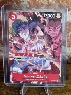 Monkey.D.Luffy - P-006 (Winner Pack Vol. 1) P-006 One Piece Promotion Cards - Image 1