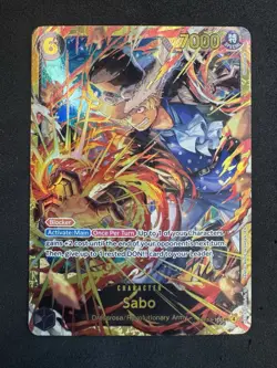 Sabo OP13-120 SEC Carrying On His Will One Piece TCG English - Image 1