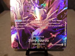 ONE PIECE ST18-004 ZORO-JUUROU OP12 LEGACY OF THE MASTER SR - English - Image 4