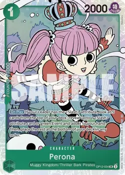 One Piece TCG Legacy of the Master #OP12-034 Perona - Image 1