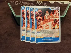 4x Portgas.D.Ace OP07-053 Promo (Tournament Pack 2024 Oct-Dec) One Piece TCG - Image 1