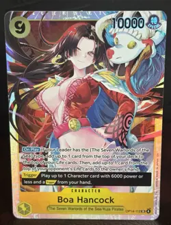 LOT of 4 - Boa Hancock OP14-112 One Piece CG Super Rare Playset (MINT) - Image 2