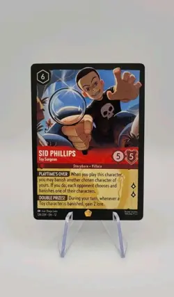 Disney Lorcana TCG: Sid Phillips Toy Surgeon 126/204 Legendary-Wilds Unknown -NM - Image 1