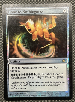 Door to Nothingness - Foil Fifth Dawn Magic MTG Moderate Play, English x1 - Image 1