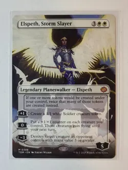 Elspeth, Storm Slayer (Borderless) Tarkir: Dragonstorm - Image 1
