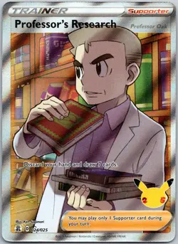 Professor's Research (Professor Oak) 024/025 Ultra Rare Celebrations Near Mint - Image 1