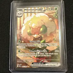 Pokemon Whimsicott ex 165/086 Sv: White Flare Holo - Image 1