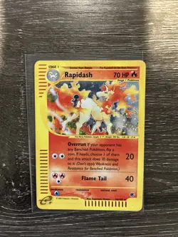 Pokemon Rapidash 26/165 Expedition Rara Holo Unlimited Wizards ITA Carte Vintage - Image 1