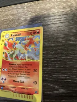 Pokemon Rapidash 26/165 Expedition Rara Holo Unlimited Wizards ITA Carte Vintage - Image 2