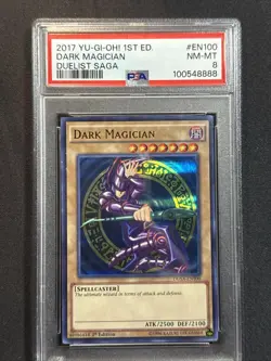Dark Magician DUSA PSA 8 Ultra Rare #EN100 Yugioh 2017 - Image 1