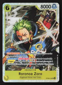 Roronoa Zoro SR ST29-014 NM - One Piece TCG - Image 1