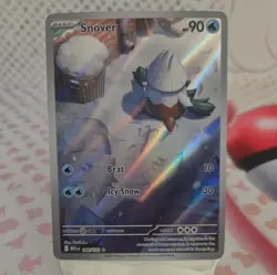 Pokemon TCG - Snover 140/132 - Mega Evolution - Illustration Rare Card - Image 1