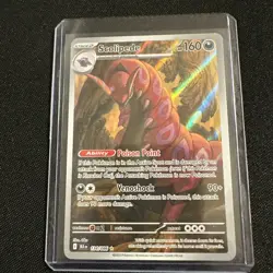 Scolipede 134/086 Pokemon TCG Black Bolt Illustration Rare Card NM/M Condition - Image 1