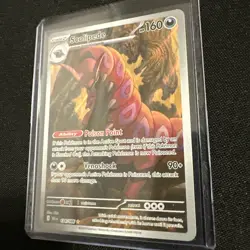 Scolipede 134/086 Pokemon TCG Black Bolt Illustration Rare Card NM/M Condition - Image 2