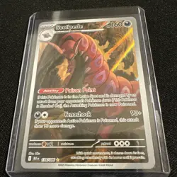 Scolipede 134/086 Pokemon TCG Black Bolt Illustration Rare Card NM/M Condition - Image 4